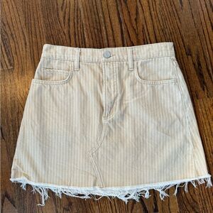 Frame frayed skirt size 28